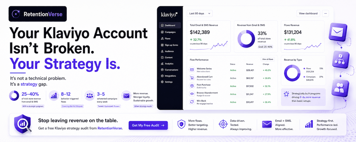 Your Klaviyo Account Isn't Broken. Your Strategy Is.